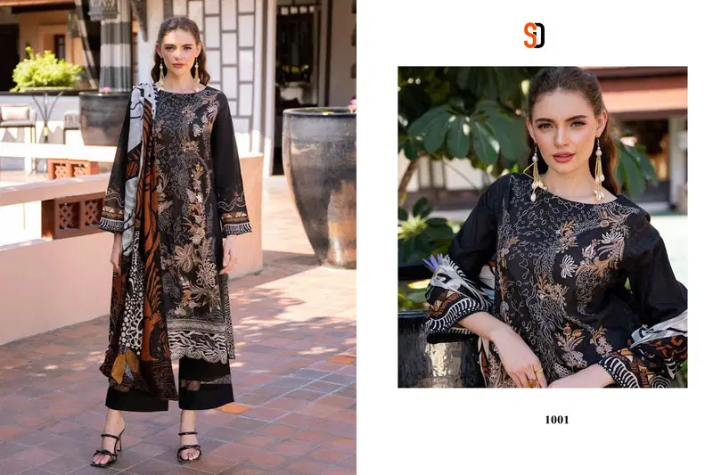 Ramsha Vol 1 By Shraddha Cotton Embroidery Dress Material Wholesale Online